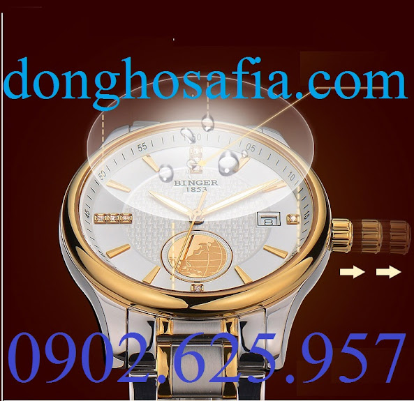 Đồng hồ nam cơ Binger B1105G BG009