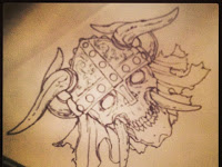 Drawing Viking Skull Tattoo Designs