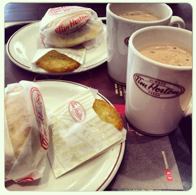 Food at Tim Hortons Dubai