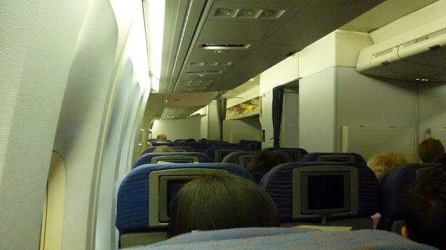 Seat backs, Qantas 747-400