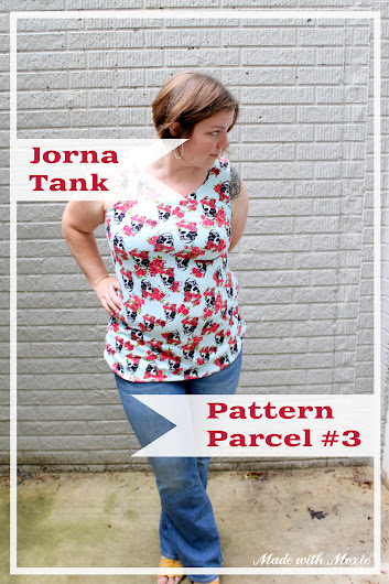 The Jorna Tank from Jenna Brand by Made with Moxie: This is so cute!  What an easy pattern alteration for a nice tank top.