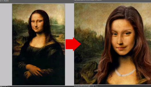 Transformações com Photoshop - Monalisa Gisele Bundchen Transformações com Photoshop - Monalisa Gisele Bundchen