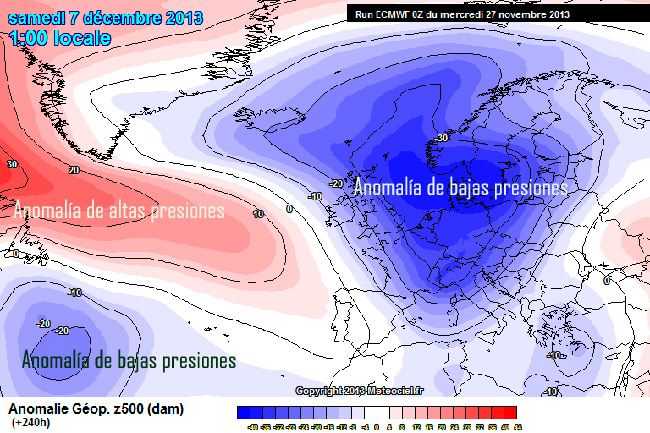 Previsión del tiempo para el Puente de Diciembre 2013