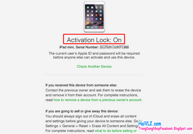 activation lock iphone