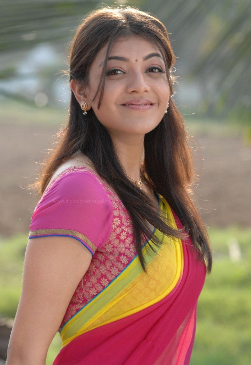 Kajal Agarwal Hot Half Saree Navel Photos Hot Actress Photos Stills