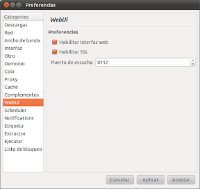 Accede a Deluge vía web en Ubuntu