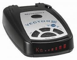  Vector 995 Radar Detector With Selectable Bands And Voice Alerts