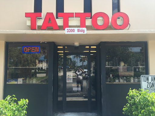 Black Rose Tattoo Shop, 3300 W Hillsboro Blvd, Deerfield Beach, FL 33442, USA, 