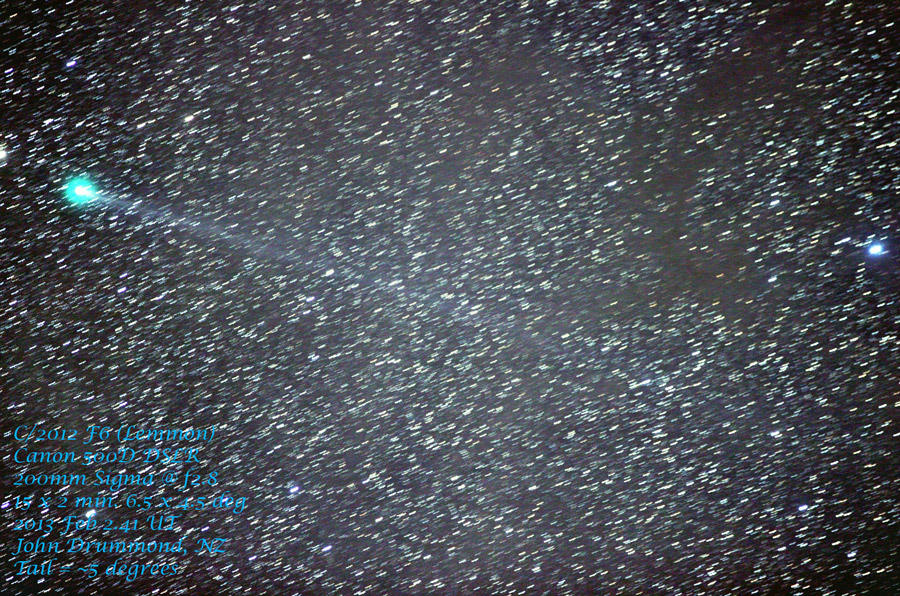 Cometa C/2012F6 (Lemmon) C2012F6_20130202rz_0950_drummond