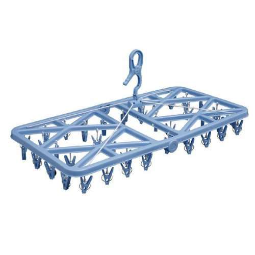 Hanging, Clothes Drying Hanger Rack with 42 Clips Pih-42