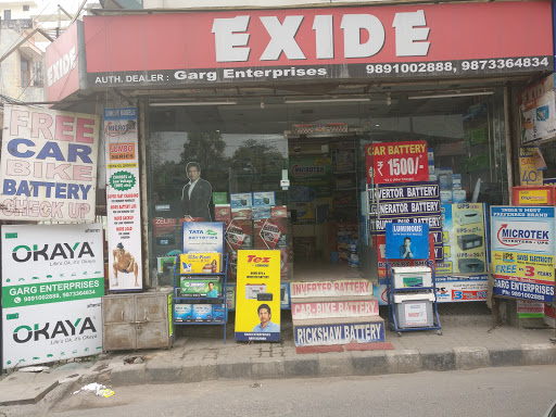 Garg Enterprises(Exide Battery Shop), D-12/182, Sai Baba Chowk, Sector-8,Rohini, Opp Metro Pillar no-393, New Delhi, Delhi 110085, India, Car_Battery_Shop, state UP