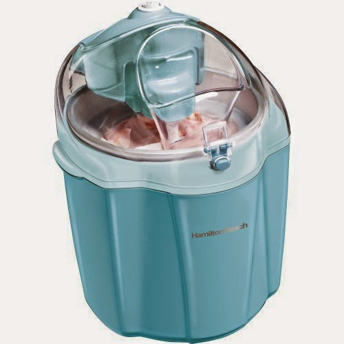  Hamilton Beach 68322 Ice Cream Maker, 1.5-Quart, Blue