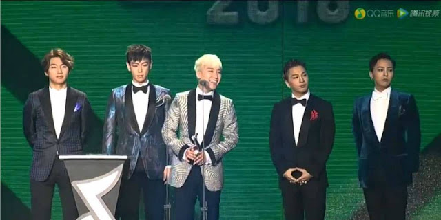 Big Bang và IKON được vinh danh tại sự kiện “QQ Music Awards”