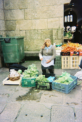 Street market seller, Spain