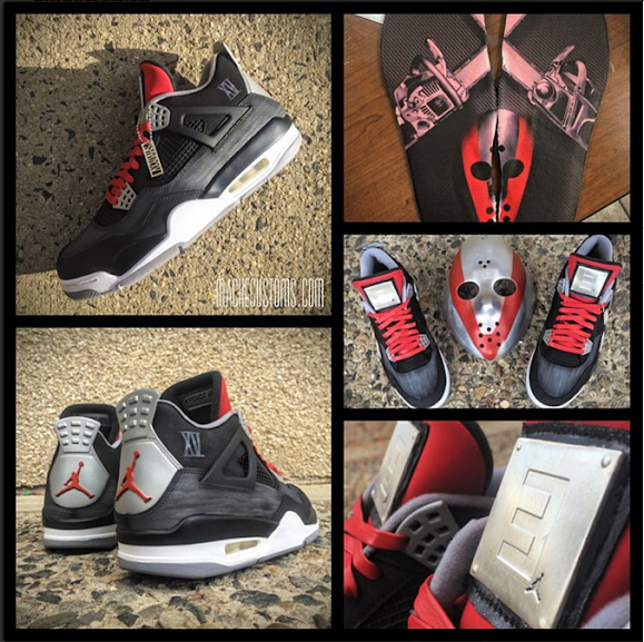 Air Jordan 4's New XV" Sneakers