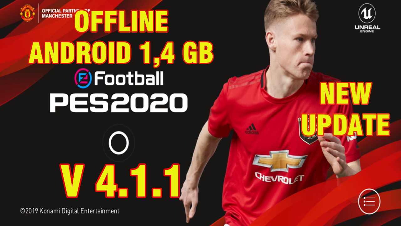 eFootball PES 2020 Mobile V4.1.1 Android Offline New Patch Transfers Update + New Kits Best Graphics