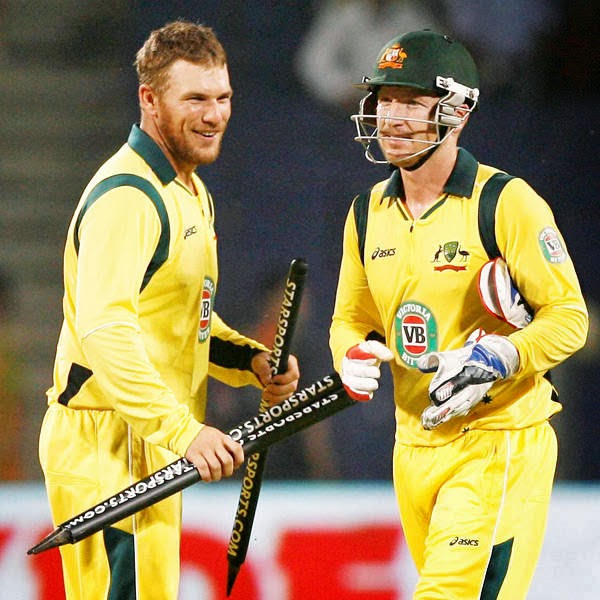  When Brad Haddin went off the field for a short period after a freak eye injury, Hughes donned the gloves and excelled behind the stumps. Apart from a neat take to send back Rohit Sharma, he also came up with some terrific stops.