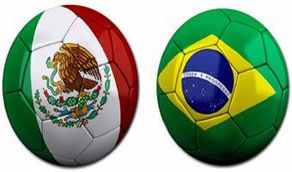 Goles Mexico (1) Brasil (2)  Amistoso