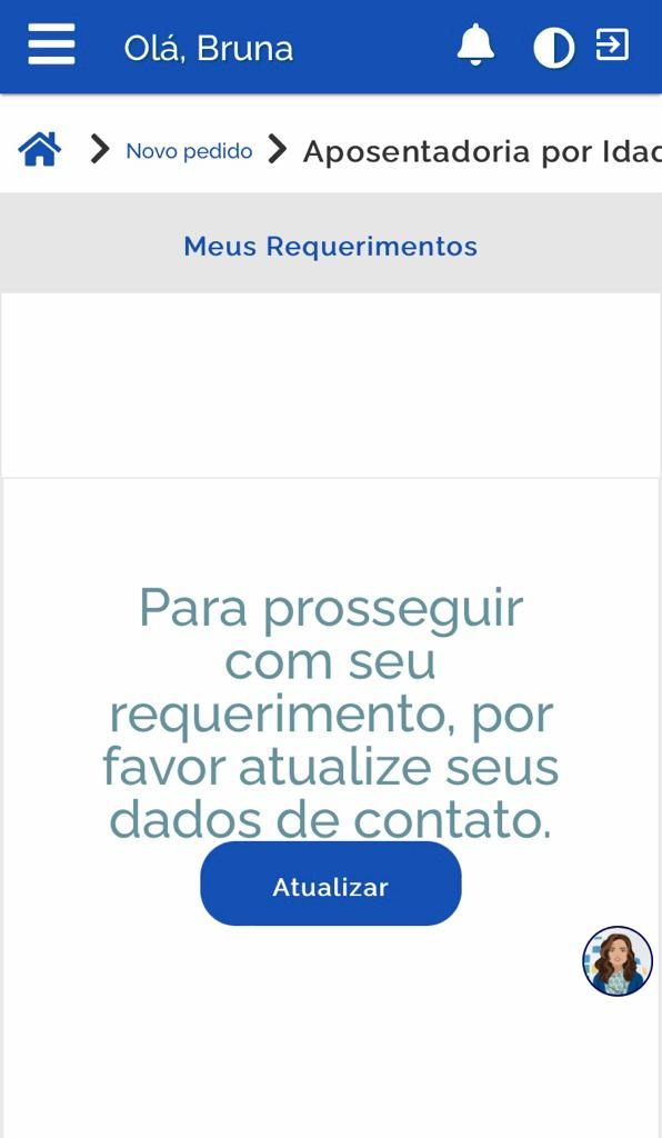 Novos Requerimentos no aplicativo Meu INSS