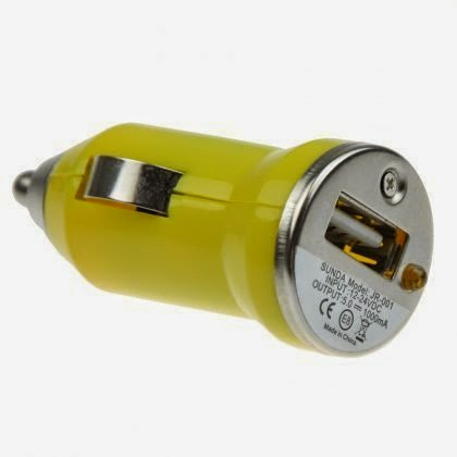  Zeimax® iPhone 5 USB Car Charger (Yellow)