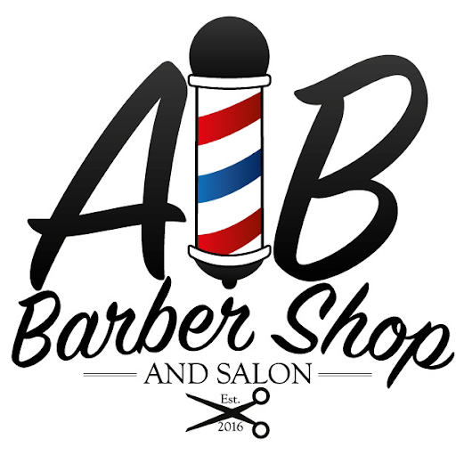 AB BARBER SHOP AND SALON logo