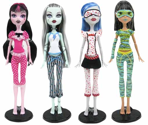 Monster High, colección Dead Tired (fiesta de pijamas)