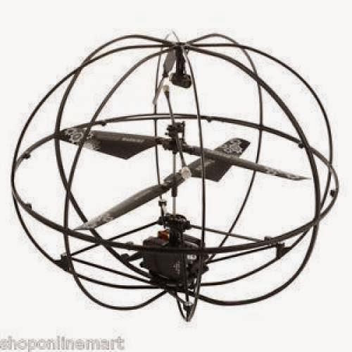 Skymaster 7 Inch Rc Ufo 3 Ch Remote Control Ufo Flying Ball Helicopter Gyro Usb