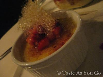 Strawberry Creme Brulee at Moshulu in Philadelphia, PA - Photo by Michelle Judd of Taste As You Go