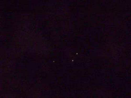 Unknown Lights Photographed Over Houston Texas