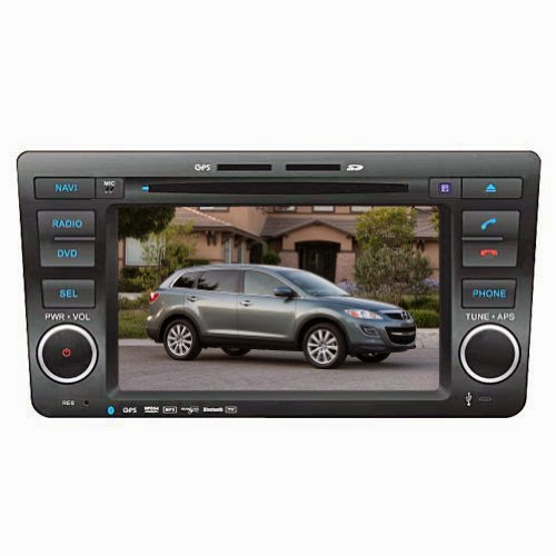  Tyso Special for Mazda CX-9(2010) 7 inch Indash Windows CE 6.0 operating system CAR DVD Player GPS Navigation Navi iPod Bluetooth HD Radio AM FM Tuner PIP Stereo Free Map ,OEM Factory Style CD6098