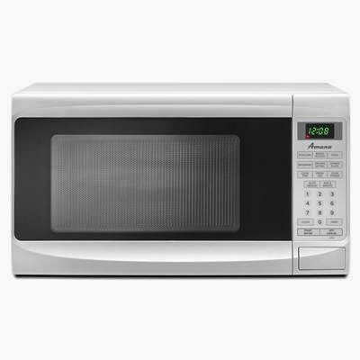  Amana 0.7 cu. ft. Countertop Microwave, AMC1070XW, White