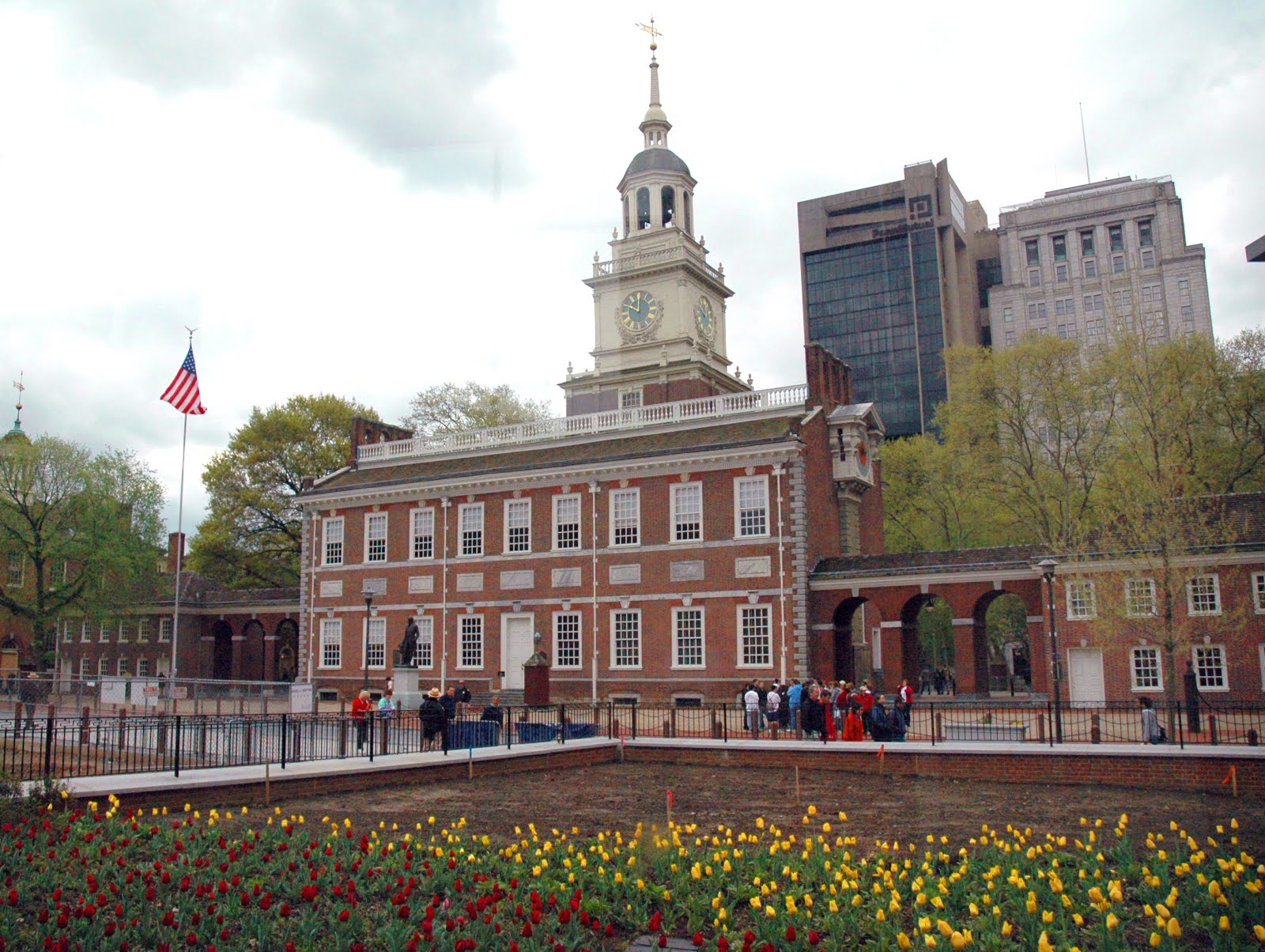 The Front of Independence Hall