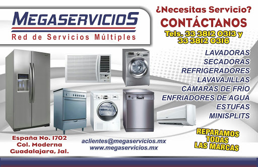 Megaservicios, Av España 1702, Moderna, 44190 Guadalajara, Jal., México, Servicio de reparación de aire acondicionado | JAL