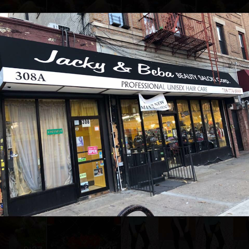 Jacky & Beba beauty salon logo