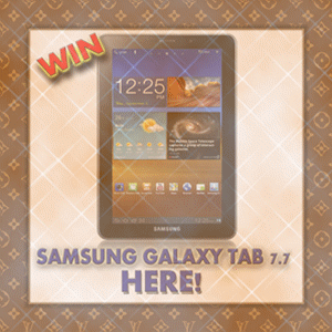 Samsung Galaxy Tab 7.7 Contest