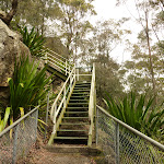 Metal stairs near the Mt Sugarloaf summit (324167)