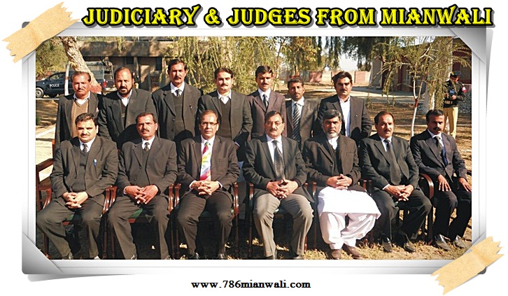 JUDGES FROM  MIANWALI