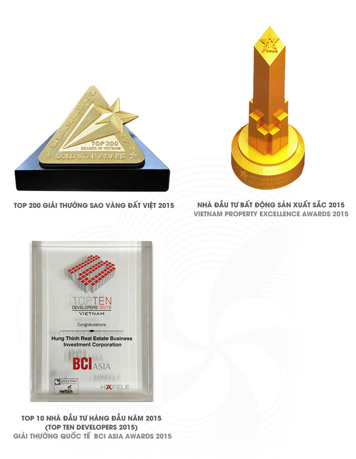 Các giải thưởng hưng thịnh corp năm 2015