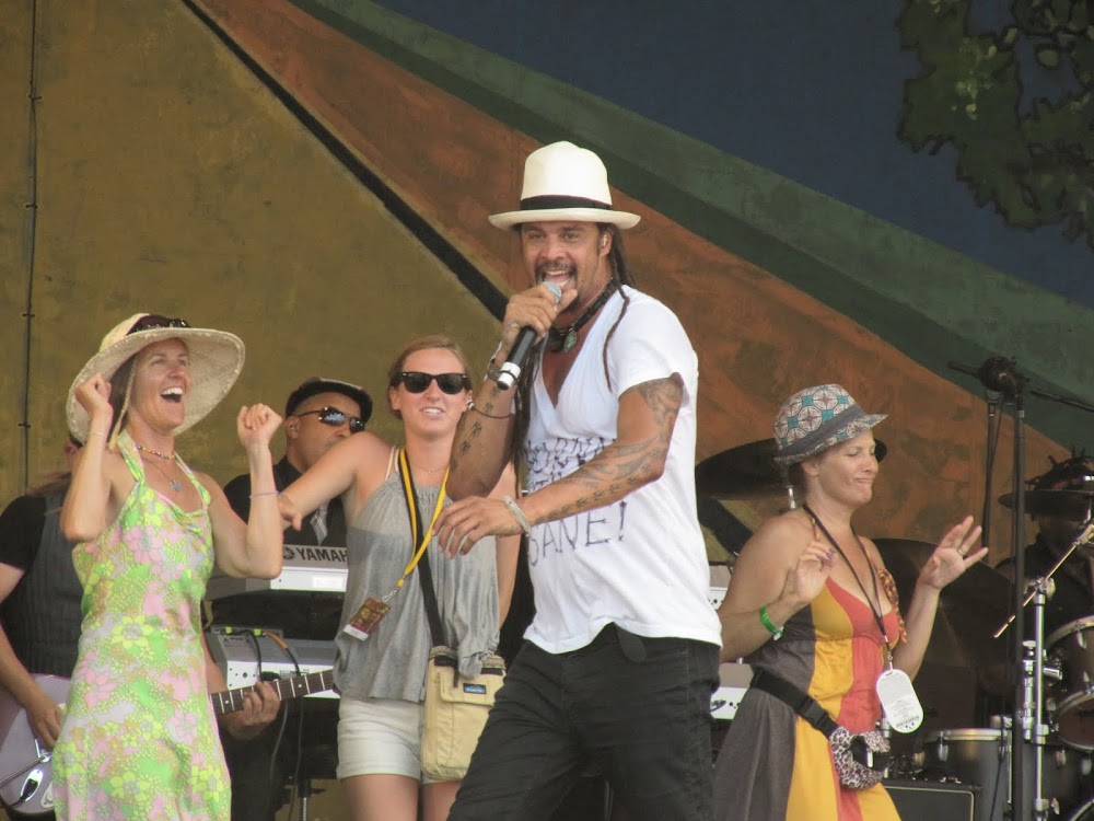 Michael Franti at Jazz Fest