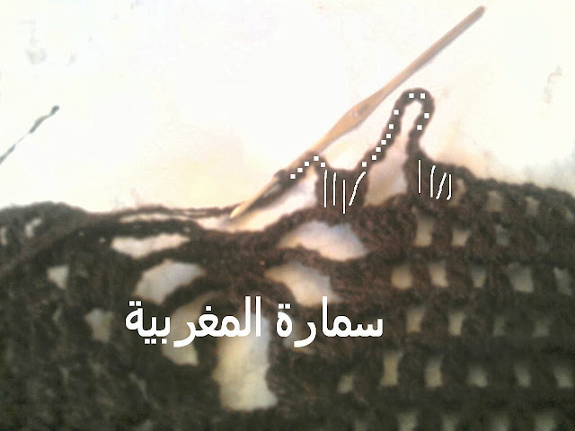 ورشة شال بغرزة العنكبوت لعيون الغالية سلمى سعيد Photo6947
