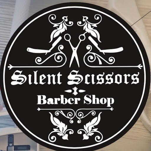 Silent Scissors Barber Shop logo