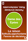 Interprétation des lames mineur de la série des Epées Dame%252520des%252520%2525C3%2525A9p%2525C3%2525A9es