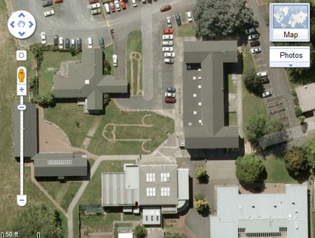 Fairfield College Prank, Viewed In Google Map