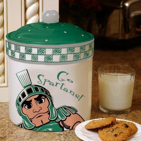  Memory Company Michigan State Spartans Ceramic Cookie Jar