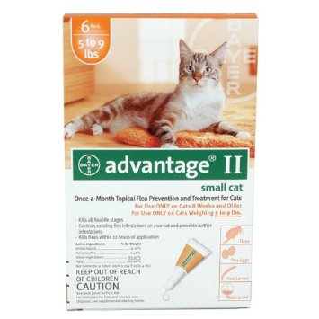  Advantage (Cat) Feline -Orange 0-10lbs/6pck