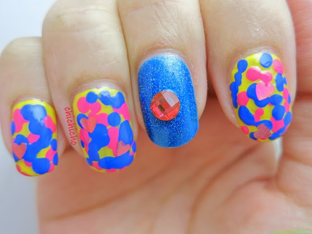 Cloudy with a Chance of Meatball 2 - Party in a Box Nail Art - chichicho~