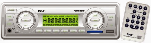  Pyle PLMR88W AM/FM-MPX In-Dash Marine MP3 Player/USB  &  SD Card Function