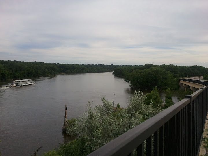 Mississippi River we're headed west