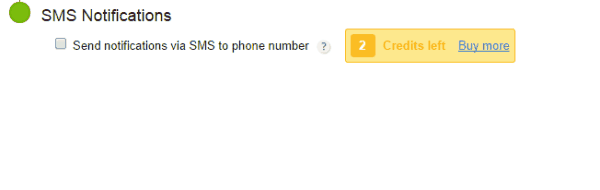 SMS Notifications