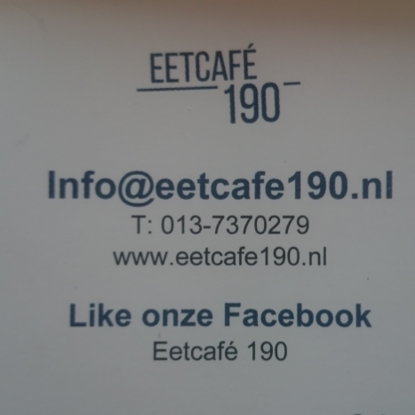 Eetcafé 190 logo